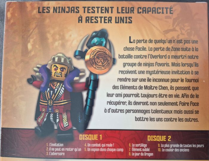 Ninjago Le tournoi des éléments - L'intégrale de la saison 4 - DVD Lego - photo numéro 4