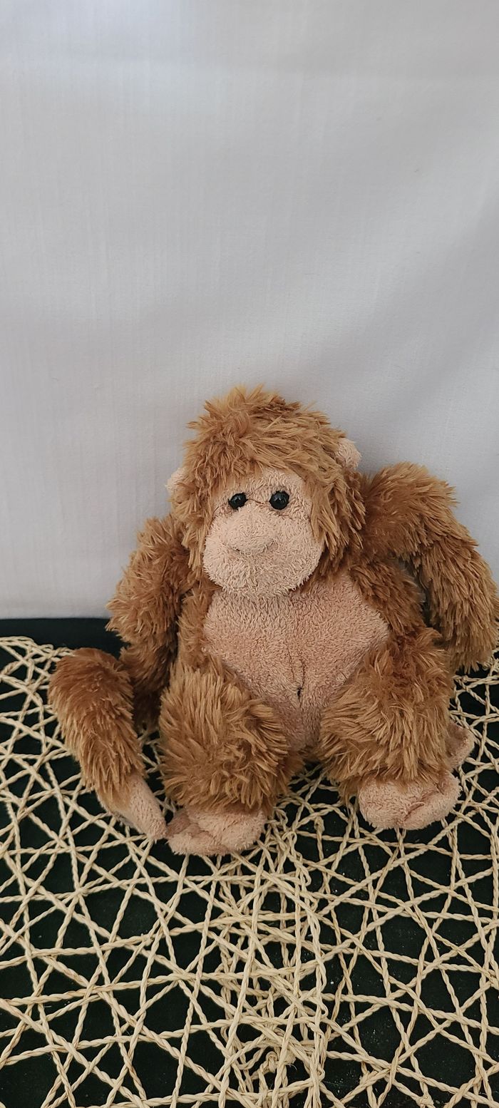 Peluche singe marron Marque Zooparc de Beauval