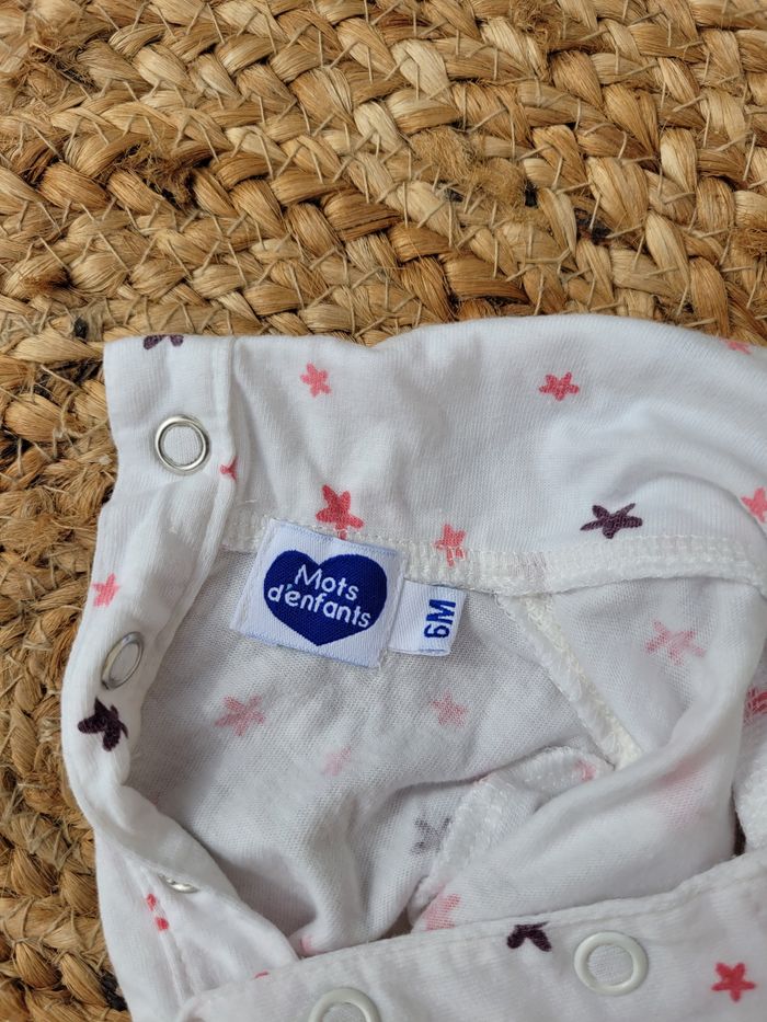 Haut blanc à motifs 6 mois - photo numéro 3
