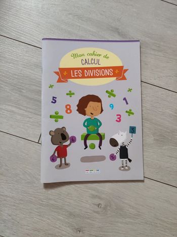 Mon cahier de calcul les divisions rue des écoles