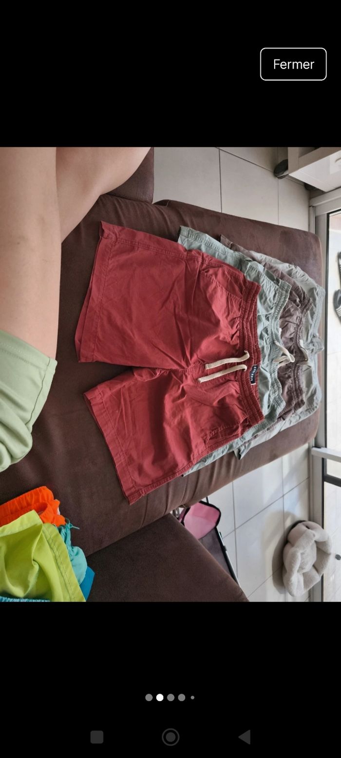 Lot de 4 shorts été homme - S - photo numéro 2