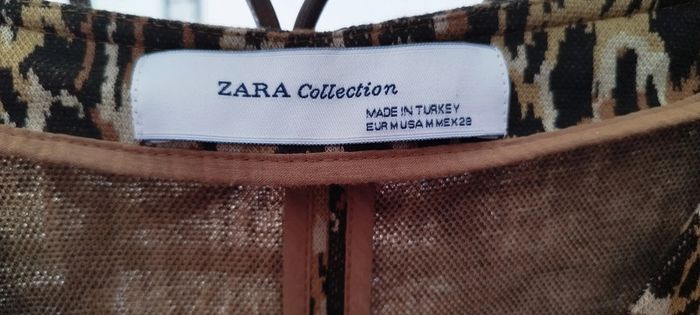 Robe Léopard Zara collection. Taille M. Très bon état - photo numéro 5