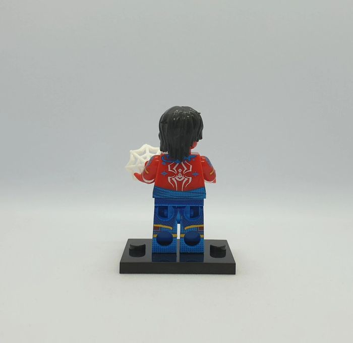 🕸 Figurine Marvel Spider-Man : Across the Spider-Verse - Spider-Man India - (Style Lego) 🕸 - photo numéro 3