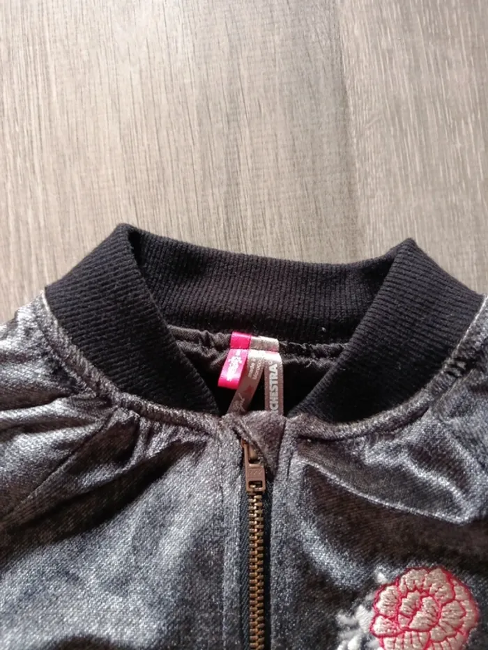 Blouson Teddy taille 8 ans - photo numéro 3