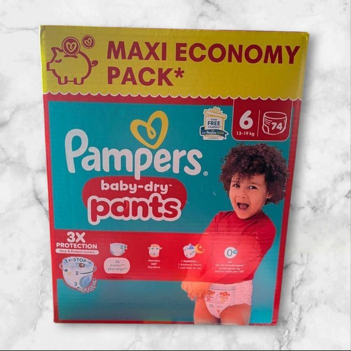 Couches pampers taille 6 pants