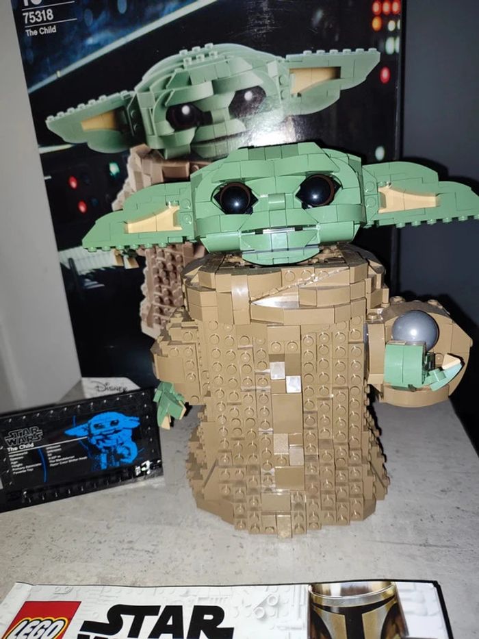 Lego Star wars l'enfant 75318 Grogu , bébé Yoda - photo numéro 2