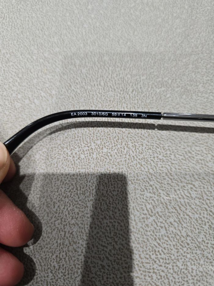 Lunette soleil homme Armani - photo numéro 2