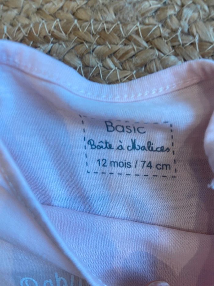 Tee-shirts fille 12 mois Boite à Malices - photo numéro 2