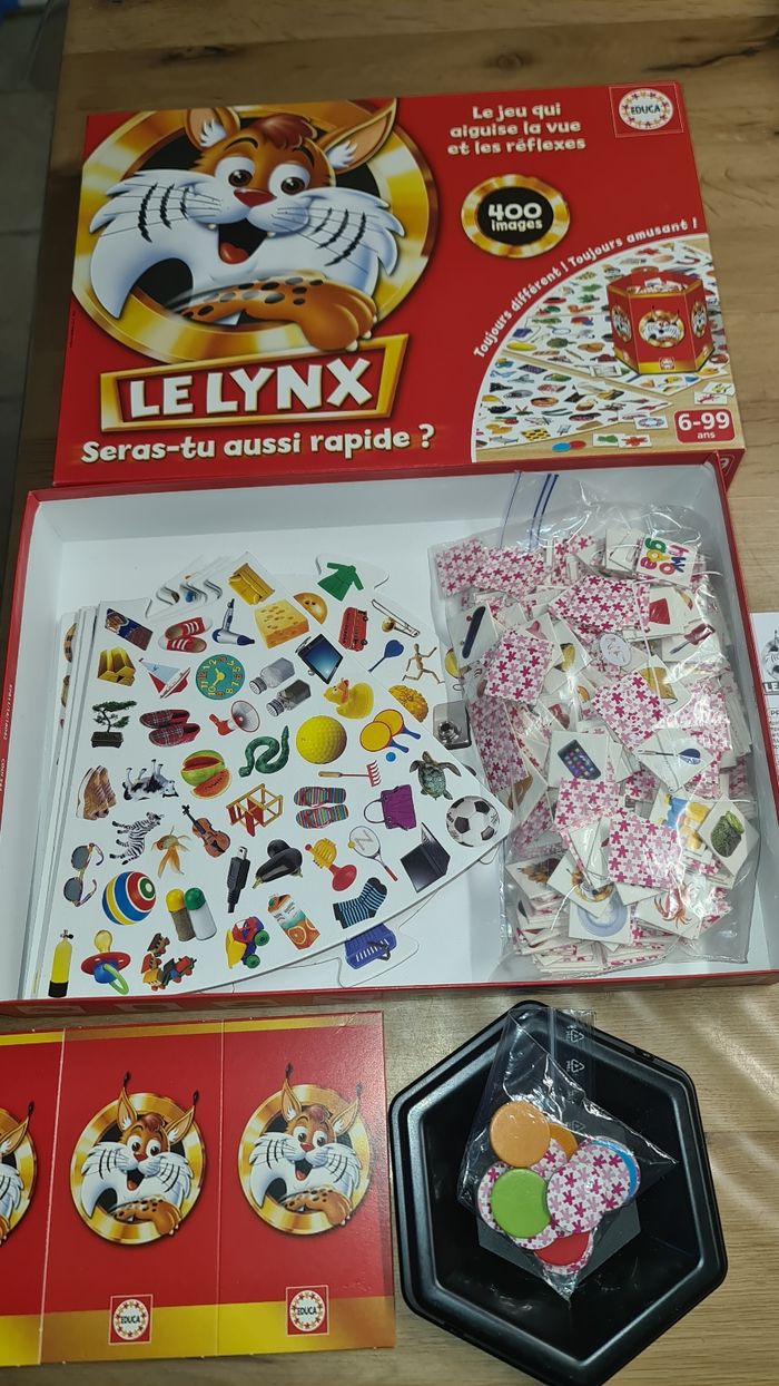 Proche du neuf jeu de société Le Lynx des éditions Educa,