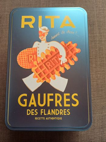 Boîte métal Gaufres Rita 