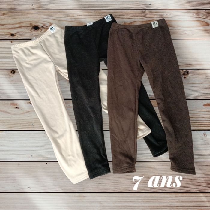 Lot de 3 pantalons molletonnés