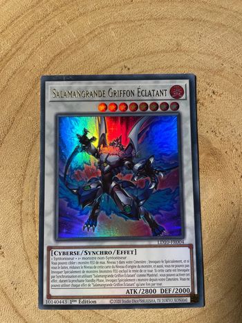 Carte Yu-Gi-Oh! : Salamandre griffon éclatant - LD10-FR004