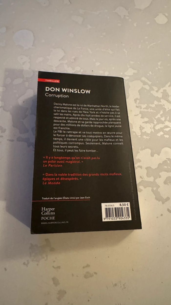 📚 Corruption - Don Winslow (HarperCollins Poche) - photo numéro 3