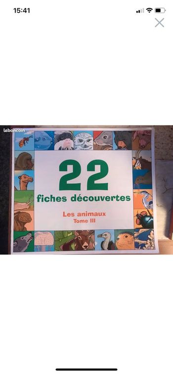22 fiches découvertes