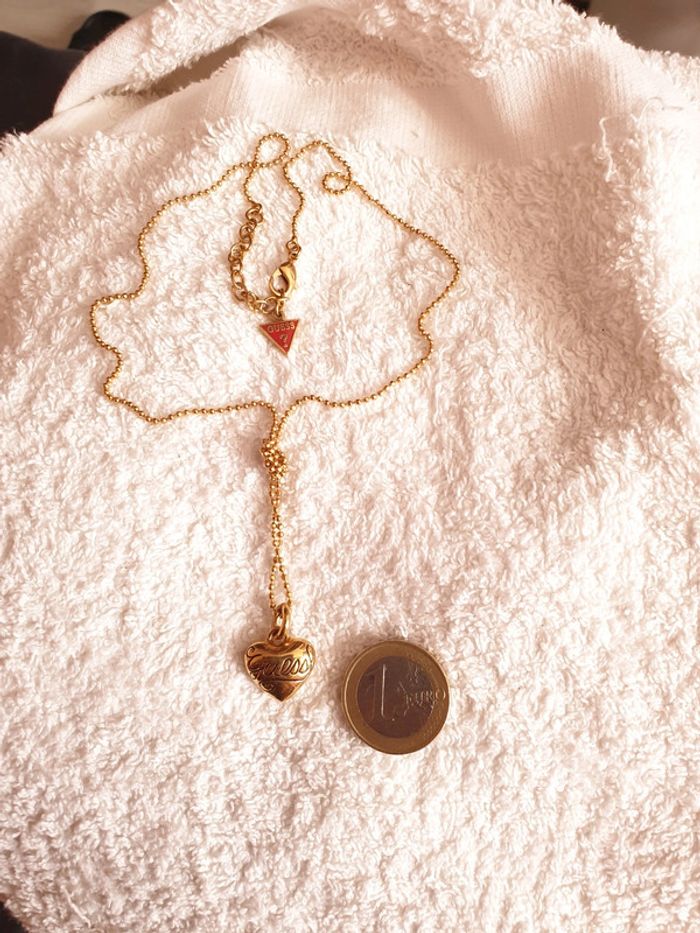 Magnifique collier guess vintage cœur neuf