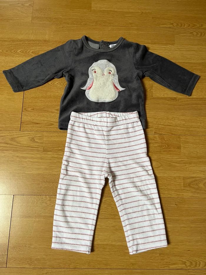 Lot de 4 pyjamas velours 18 mois - photo numéro 11