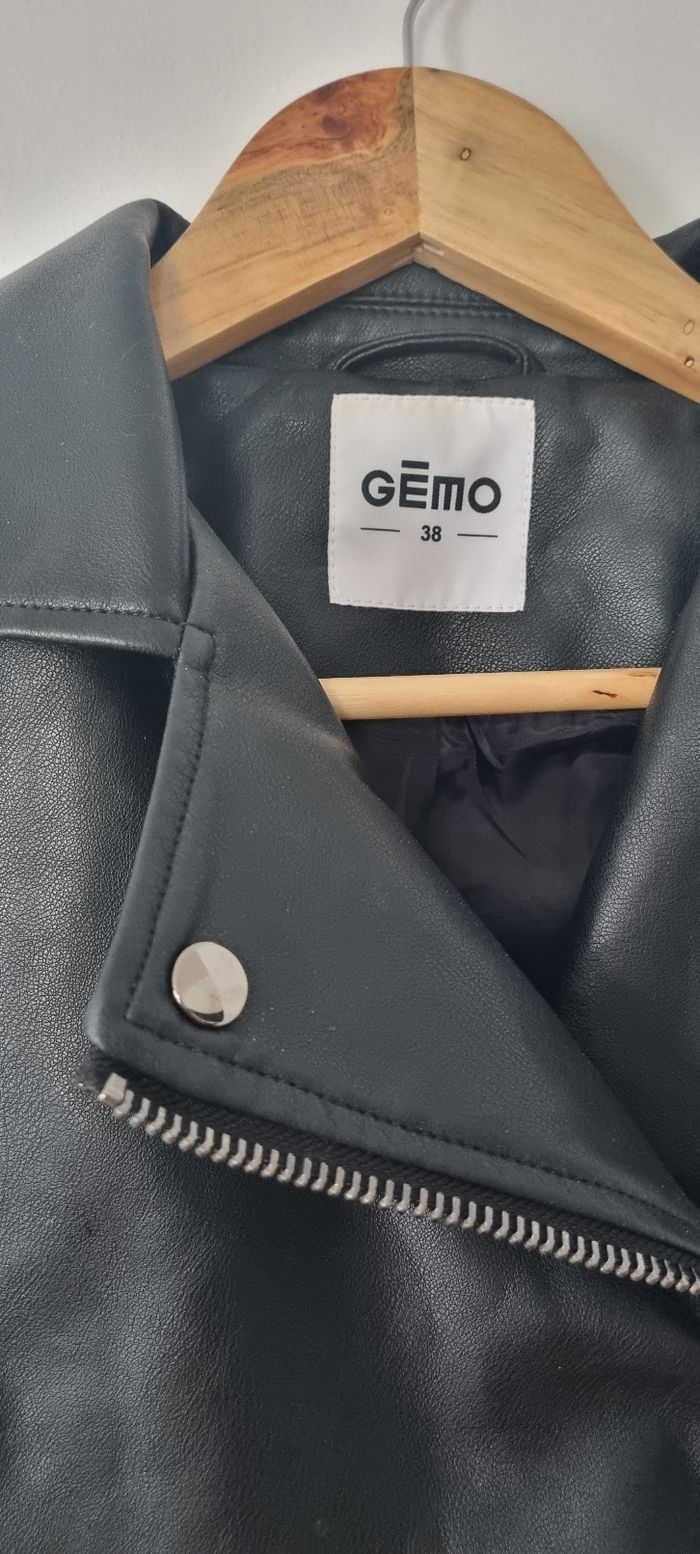 Perfecto noir similicuir Taille 38 - photo numéro 5