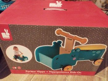 Porteur hippo en bois Janod