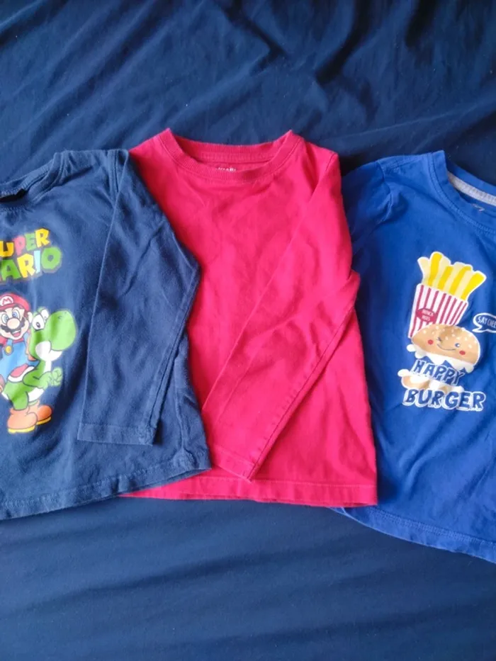 Lot 3 t shirts manches longues - photo numéro 3