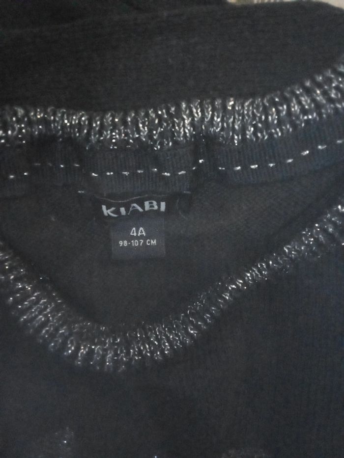Pull noir a paillettes fille - photo numéro 3
