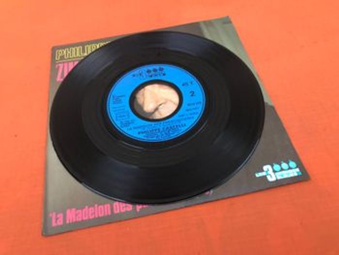 Vinyle 45 tours Philippe Castelli Zim Boum (1981) Les 3 Oranges Bleues 6010429 - photo numéro 4
