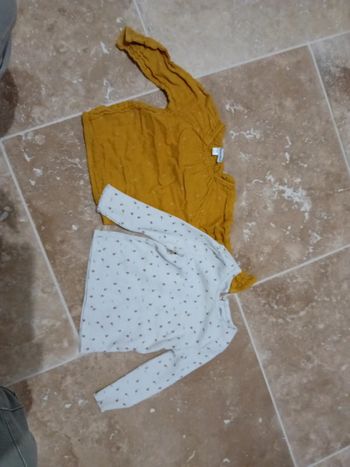 Lot 2 tee shirt manche longue