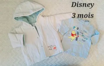 Gilet + Haut winnie l'ourson 3 mois