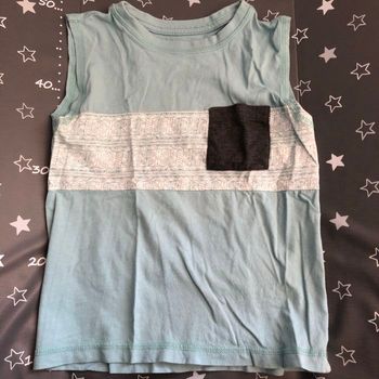 Débardeur sans manche bleu 6 ans