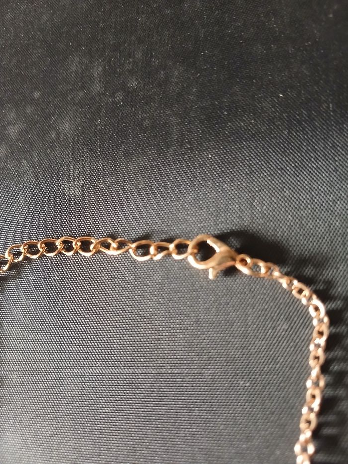 Bracelet avec cœur beige - photo numéro 4