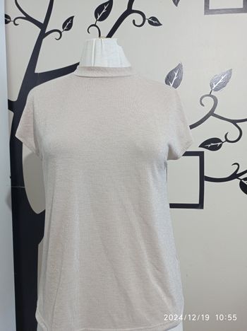 tee shirt doré  de H&M 36 *Spécial FETE* réf 526 P15