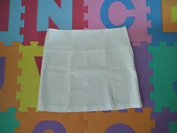 Jupe courte blanche