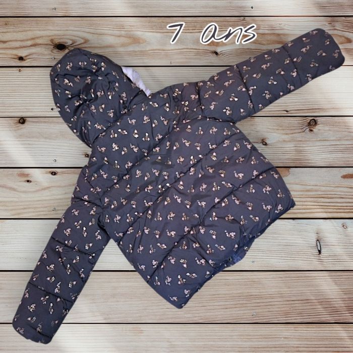 🖤🧥 Doudoune chaude fille Vertbaudet – 7 ans 🧥🖤 - photo numéro 2