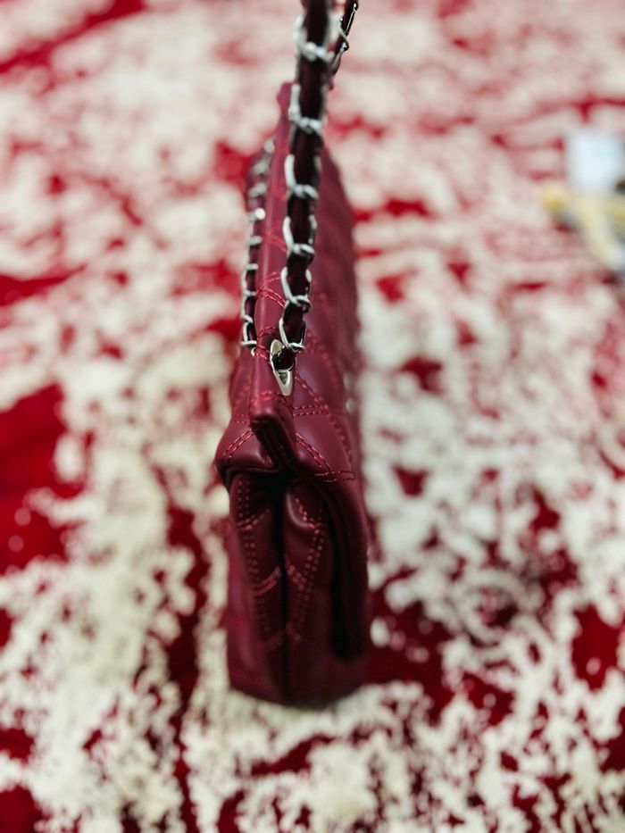 Sac à main bordeaux verde – élégant et chic - photo numéro 5