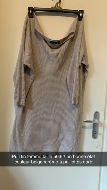 Pull fin femme taille 50.52