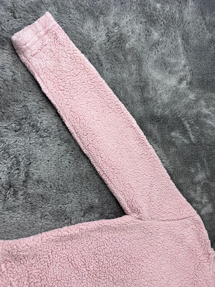 Pull polaire à capuche Fila avec logo brodé rose orangé taille S – Femme streetwear - photo numéro 14