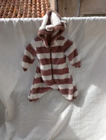 Mignonne combinaison bébé "Mon petit ourson" 12 mois