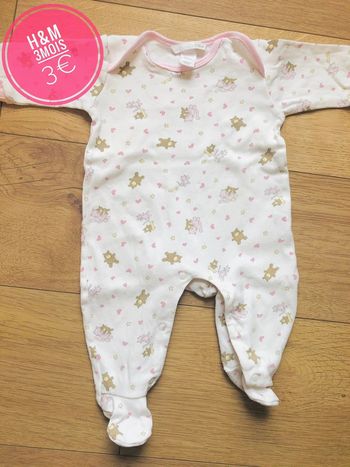 Grenouillère H&M en 3mois