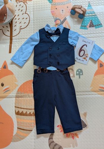 Tenue de cérémonie complète 6-9 mois