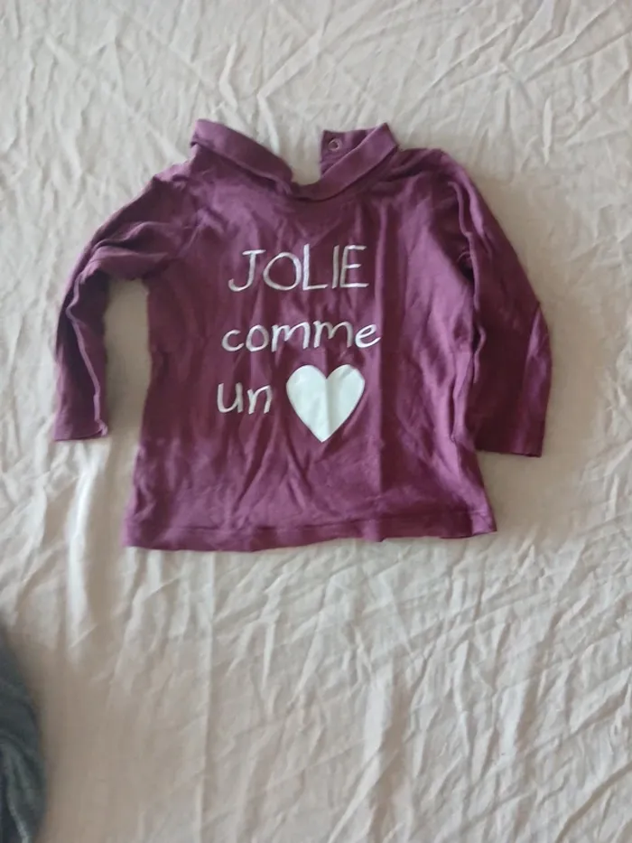 Tee-shirt manches longues 18 mois - photo numéro 2
