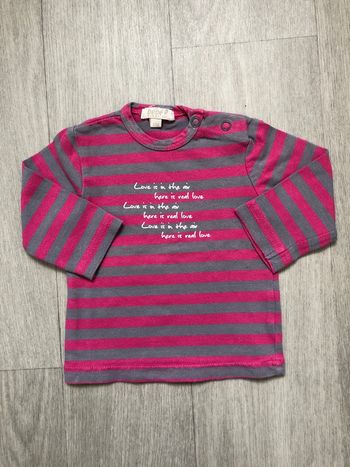 T-shirt à manches longues 0/1mois