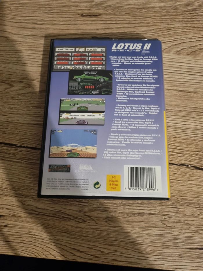 lotus 2 R-E-C-S sega mega drive Complet - photo numéro 3
