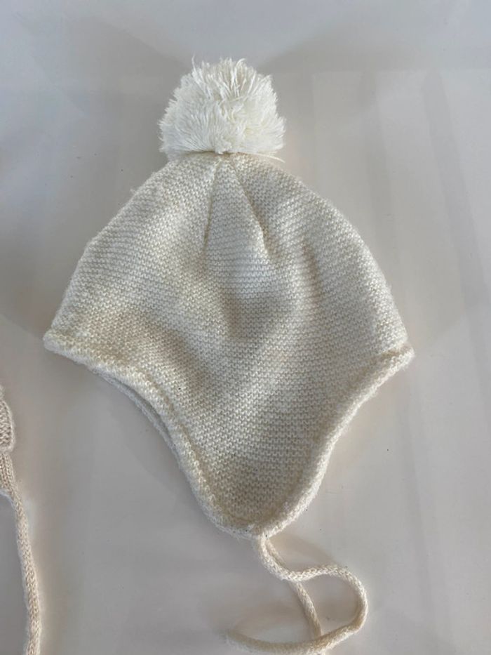 Lot de 2 bonnets en laine doublés polaire - photo numéro 5