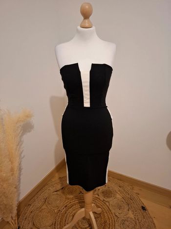 Robe bustier chic moulante Tally Weijl taille XS 34