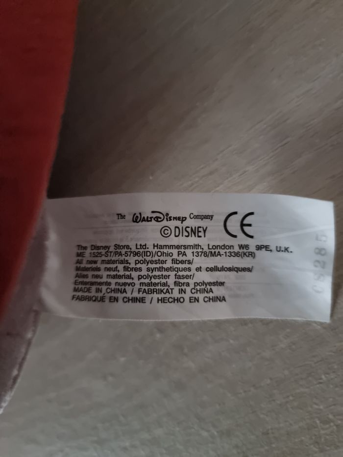 Grande peluche Prof - Bleu et les 7 nains - Disney Store - photo numéro 3