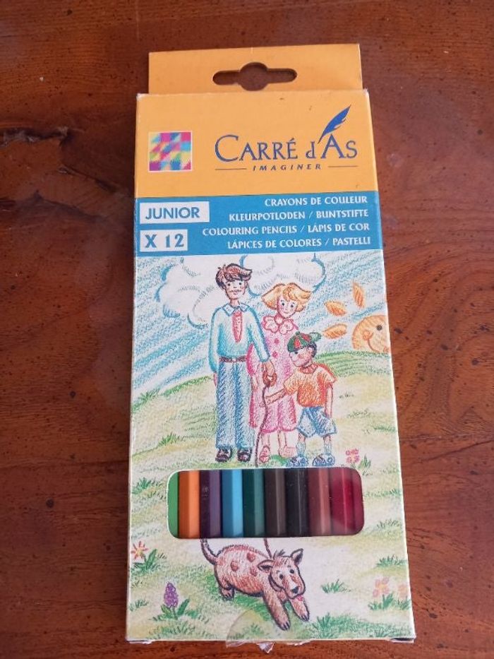 Pochette 12 crayons de couleur