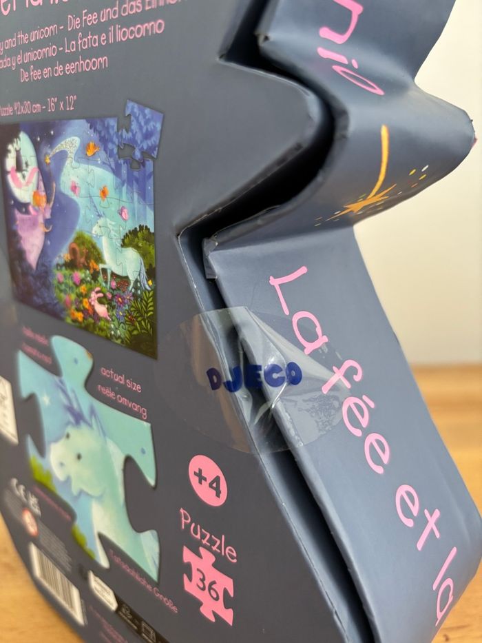 Puzzle La fée et la licorne Djeco NEUF non ouvert - photo numéro 4