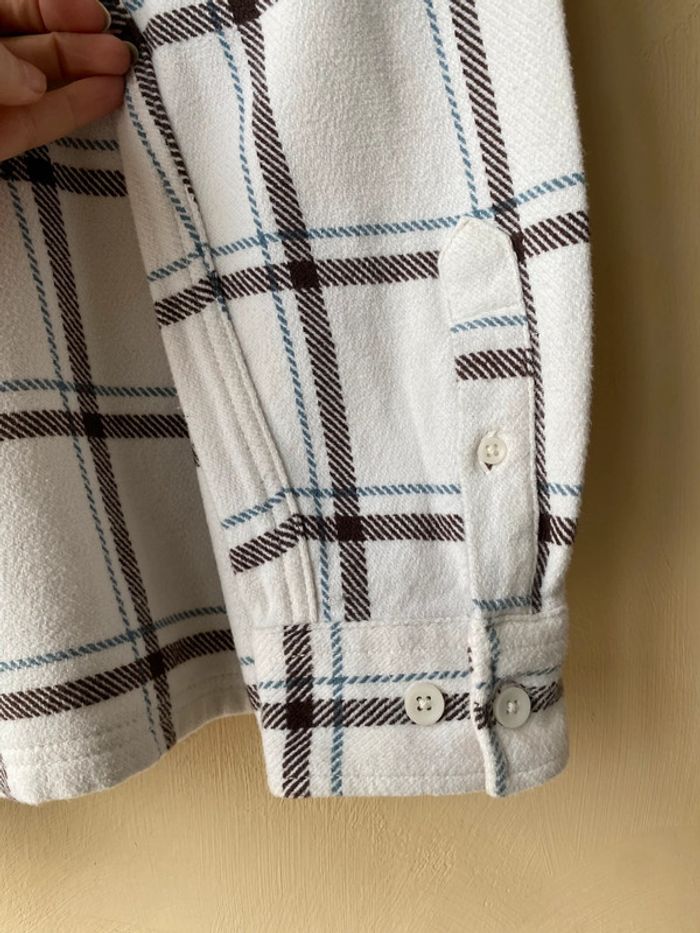 Chemise à carreaux épaisse Gemo M - photo numéro 6