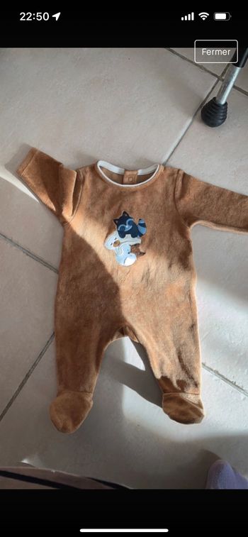 Lot pyjama 1 mois