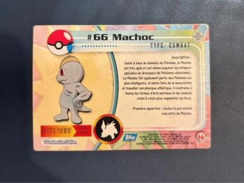 Pokémon topps Machoc 66 brillante