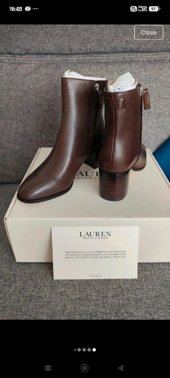 Ralph Lauren bottines 